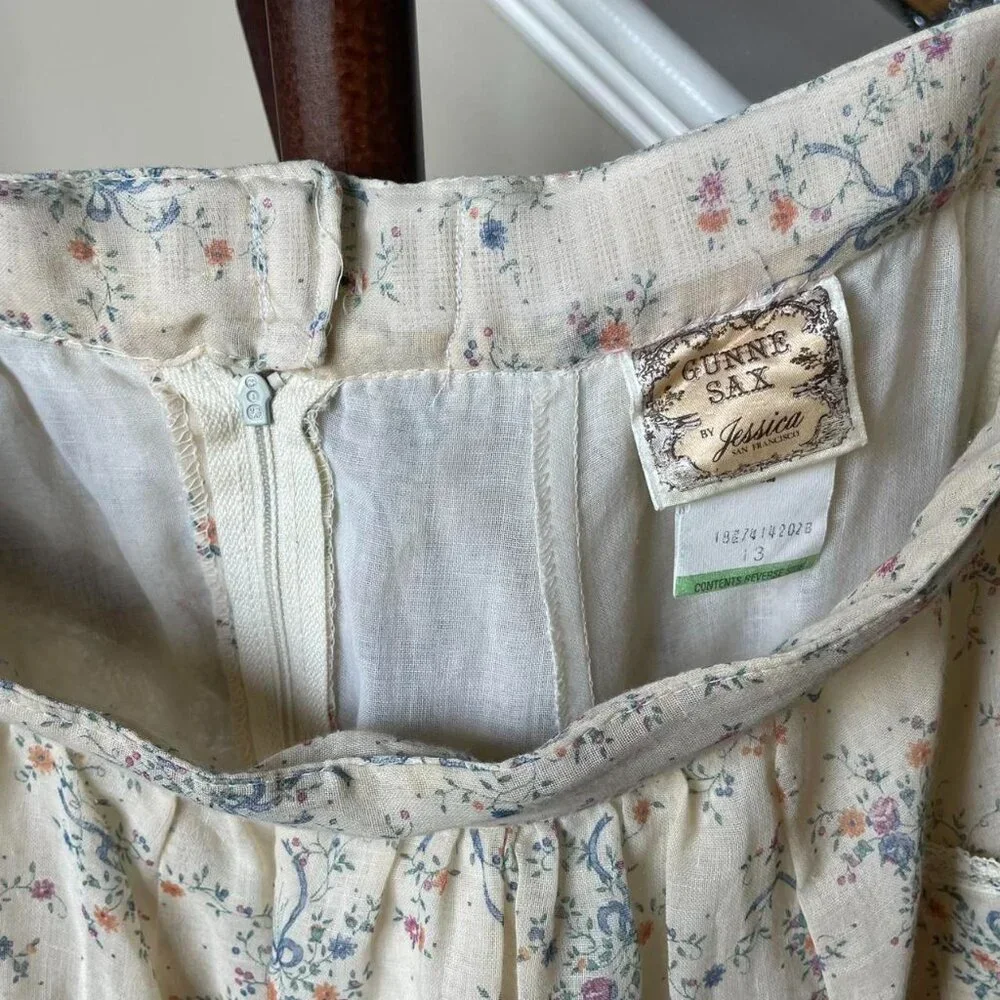 1970s vintage Gunne Sax two piece dress - Picture 13 of 15